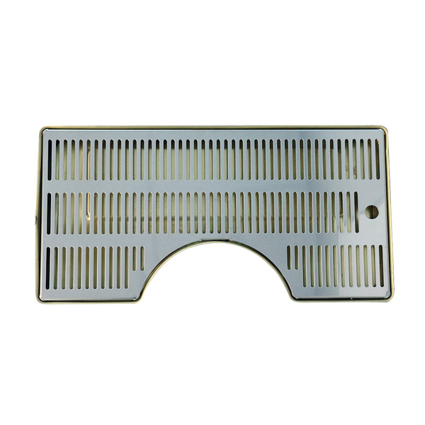 19-3/4"x10" (8-1/4"c/o) BRS/PSS DRIP TRAY (ND)