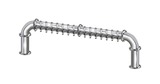 16 TAP(3"OC)POLISHED SS LIONS GATE "U" CH-MX CLD