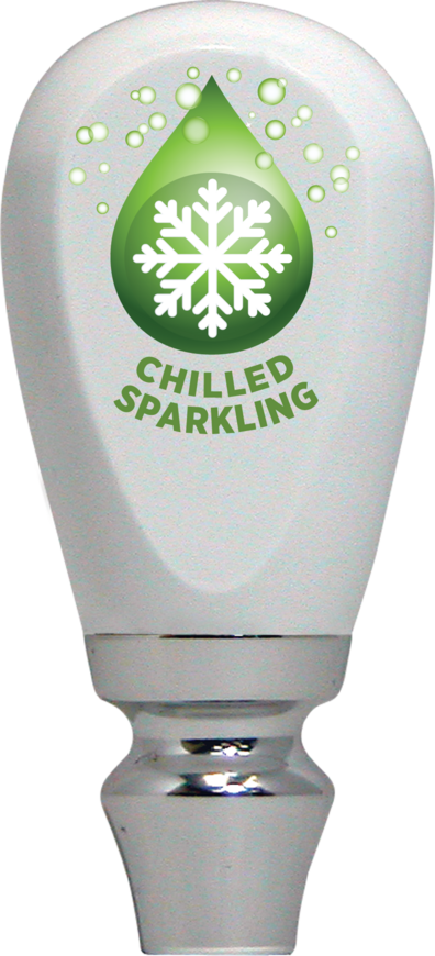 "CHILLED SPARKLING" SHOTGUN HANDLE