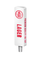 BR-2S 4CP WHT BLOCK (CHR) TAP HANDLE