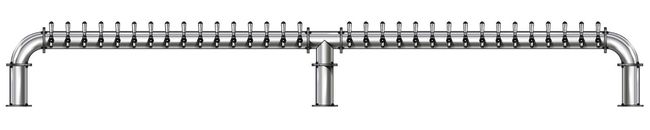 32 TAP(4"OC)POLISHED SS LIONS GATE 3P GLYCOL COOLED