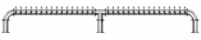 32 TAP(4"OC)POLISHED SS LIONS GATE 3P GLYCOL COOLED