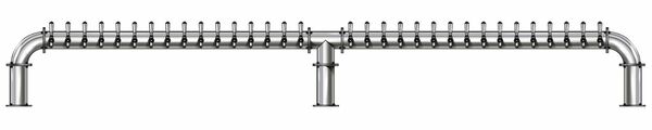 32 TAP(4"OC)POLISHED SS LIONS GATE 3P GLYCOL COOLED