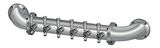 6 TAP(4"OC)BRUSHED SS LIONS GATE WM CH-MX CLD