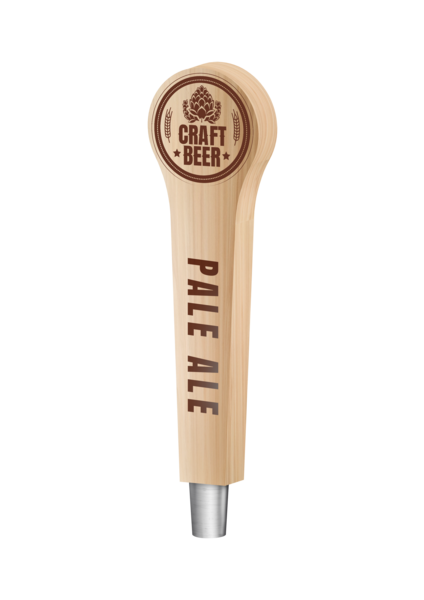 BR-2S 4CP DK RED (174C) TAPSTER (CHR) TAP HANDLE