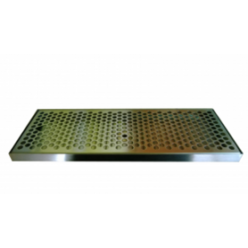 12" x 5-3/8" BRUSHED SS DRIP TRAY-NO DRAIN