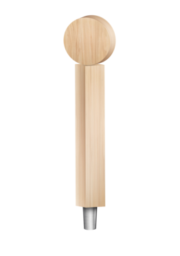 NATURAL CC HOPHEAD (CHR) TAP HANDLE