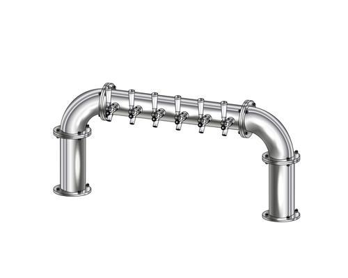 6 TAP(4"OC)POLISHED SS LIONS GATE AIR COOLED