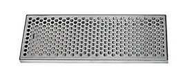 15" x 5-3/8" BRUSHED SS DRIP TRAY-NO DRAIN