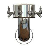 4 TAP POLISHED SS WALL MT. LANTERN TOWER AIR COOLED