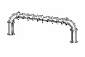 10 TAP(4"OC)POLISHED SS LIONS GATE GLYCOL COOLED