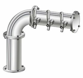 3 TAP(4"OC)POLISHED SS LINX L7 CH-MX AIR