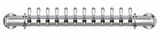 12 TAP POLISHED SS RAIL WALL MT TOWER CLD