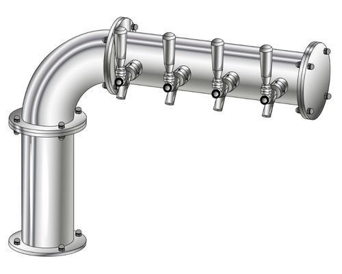 4 TAP(4"OC)POLISHED SS LINX L7 CH-MX AIR