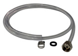 5' x 3/16" ID TOTAL BARRIER BEER LINE JUMPER ASSEMBLY