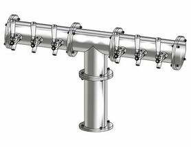 6 TAP(4"OC)POLISHED SS CONDOR "T" CH-MX CLD