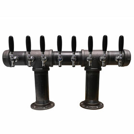 8T(304SS) CAST IRON 3" DOUBLE PEDESTAL-AIR