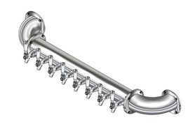 8 TAP(4"OC)POLISHED SS LIONS GATE WM CH-MX CLD