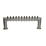 12 TAP MATTE BLACK PASS-THRU TOWER W/PVD HARDWARE, COLD