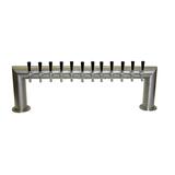 12 TAP MATTE BLACK PASS-THRU TOWER W/PVD HARDWARE, COLD