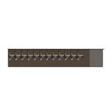 12 TAP BRUSHED SS 38" SPACE MIZER GLYCOL COOLED