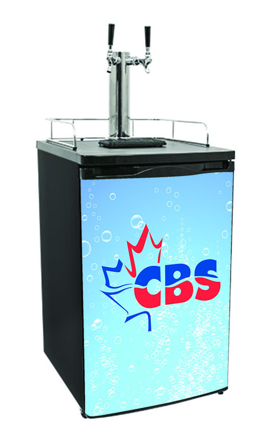 CBS BR(DR)2T KEGERATOR W/TAPPING KIT-NO TANK