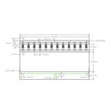 12 TAP BRUSHED SS 36" SPRAY KRONOS GLYCOL COOLED