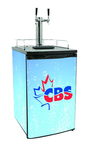 CBS BR(3S)2T KEGERATOR W/TAPPING KIT & TANK