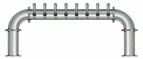 8 TAP(4"OC)BRUSHED SS LIONS GATE CH-MX CLD