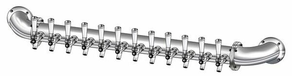 12T RAIL WM TOWER CLD-COATED PPS-2618