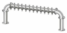 12 TAP 3" DIA. POLISHED SS BRIDGE TOWER AIR COOLED