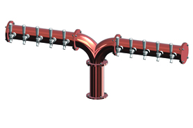 10 TAP(4"OC)CANDY COPPER ALBATROSS "Y" CH-MX CLD