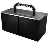 94"- 8 TAP MATTE BLACK LIONS GATE "U" CH-MX CLD KIT
