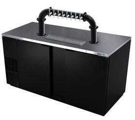 94"- 8 TAP MATTE BLACK LIONS GATE "U" CH-MX CLD KIT