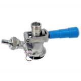 CHILL-MAX "D" KEG COUPLER - 304SS BODY & PROBE