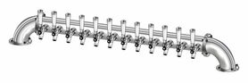 12 TAP POLISHED SS LOW BRIDGE TOWER AIR COOLED