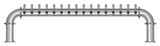 16 TAP(4"OC)BRUSHED SS LIONS GATE CH-MX CLD