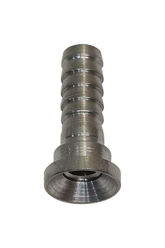 SS 1/4" BARB STEM FOR 3/8" SWIVEL NUT