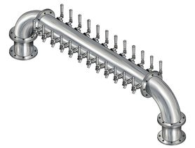 24 TAP BRUSH SS 6"Dia(12+12) DBL SERV GOLDEN GATE TOWER CLD