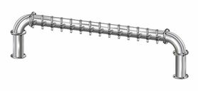 14 TAP(4"OC)POLISHED SS LIONS GATE CLD - ALL SS LINES