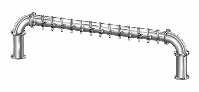 14 TAP(4"OC)POLISHED SS LIONS GATE CLD - ALL SS LINES