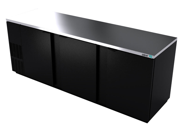 ASBER 94" 3-DR BACK BAR