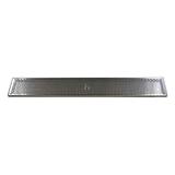 39" x 5-3/8" BRUSHED SS DRIP TRAY WITH DRAIN