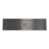 24" x 5-3/8" BRUSHED SS DRIP TRAY WITH DRAIN