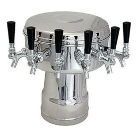 6 TAP POLISHED SS MUSHROOM TOWER AIR COOLED