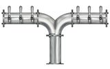 6 TAP(4"OC)BRUSHED SS ALBATROSS CLD