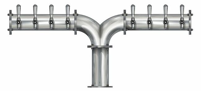 8 TAP(4"OC)BRUSHED SS ALBATROSS CH-MX CLD