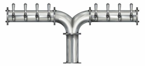 8 TAP(4"OC)BRUSHED SS ALBATROSS CH-MX CLD