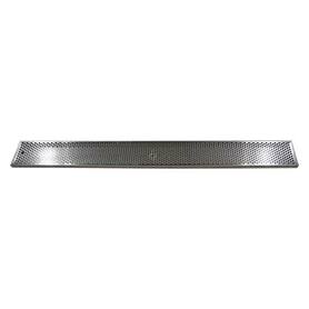51" x 5-3/8" BRUSHED SS DRIP TRAY WITH DRAIN