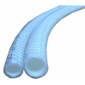 3/8" ID x .535" WHT POLY BRAID BARRIER-(300')